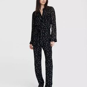 Rag & Bone Ina Viscose Floral Jumpsuit